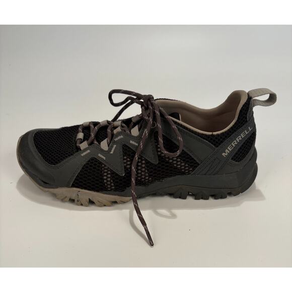 MERRELL Tetrex Women's Size 8.5 Rapid Crest Black Hiking Shoes Waterproof J12852 - Picture 6 of 10
